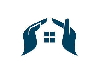 modern hand drawn house illustration vector logo