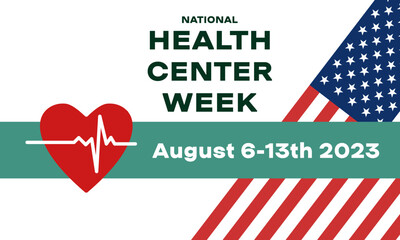 Health center week 2023 - background, poster, card