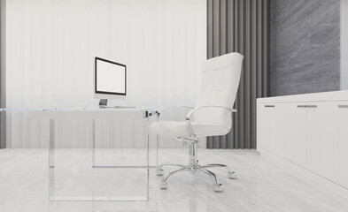 Fototapeta premium Modern meeting room. 3D rendering.