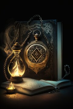 Magical Occult Objects, Mystery, AI Generated