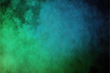 Fototapeta na wymiar abstract Blue and green grunge generative ai textured background