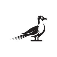 Elegant bird logo icon design and symbol
