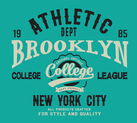 Fototapeta premium varsity typography vector illustration