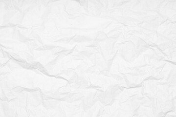 white crumpled creased paper background texture