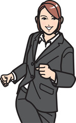 る 就活生／ビジネスウーマン