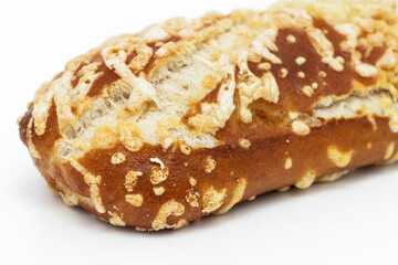 Laugenstange mit Käse überbacken