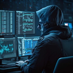 person typing on a laptop