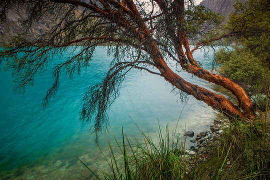 Beautiful view from the Par&oacute;n lagoon, Caraz Peru.