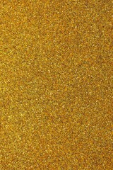 Golden wide background with reflective glitter material