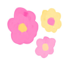 flower, nature, illustration, floral, spring, orchid, design, flowers, beauty, leaf, plant, yellow, pink, summer, petal, color, bloom, love, art, purple