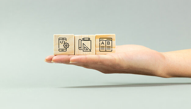Web application development, network product coding work concept