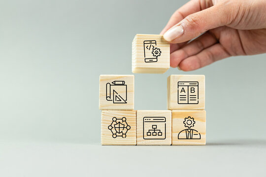 Web application development, network product coding work concept