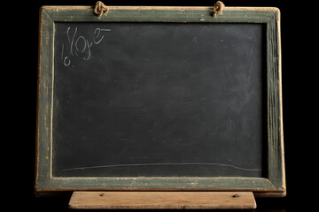 Obraz premium Vintage blackboard or school slate , generative ai