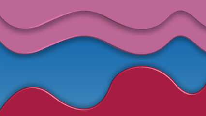 Abstract papercut style design for background. Modern background for placards, poster, banner, invitation, covers and other.