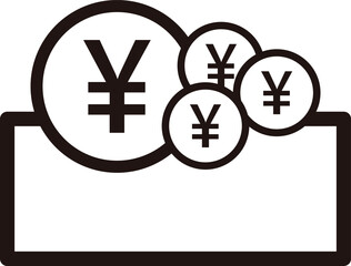 ATMの振り込み/預け入れの操作イメージアイコン