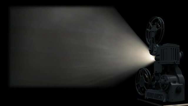 Film Projector 3D Video Animation