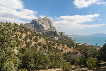 Falcon Sokol mountain. Crimea