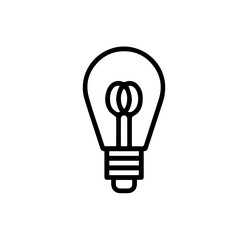 lamp line art vector illustration