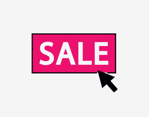 Sale Sing Tag. Vector Icon Template Design. Sticker Price