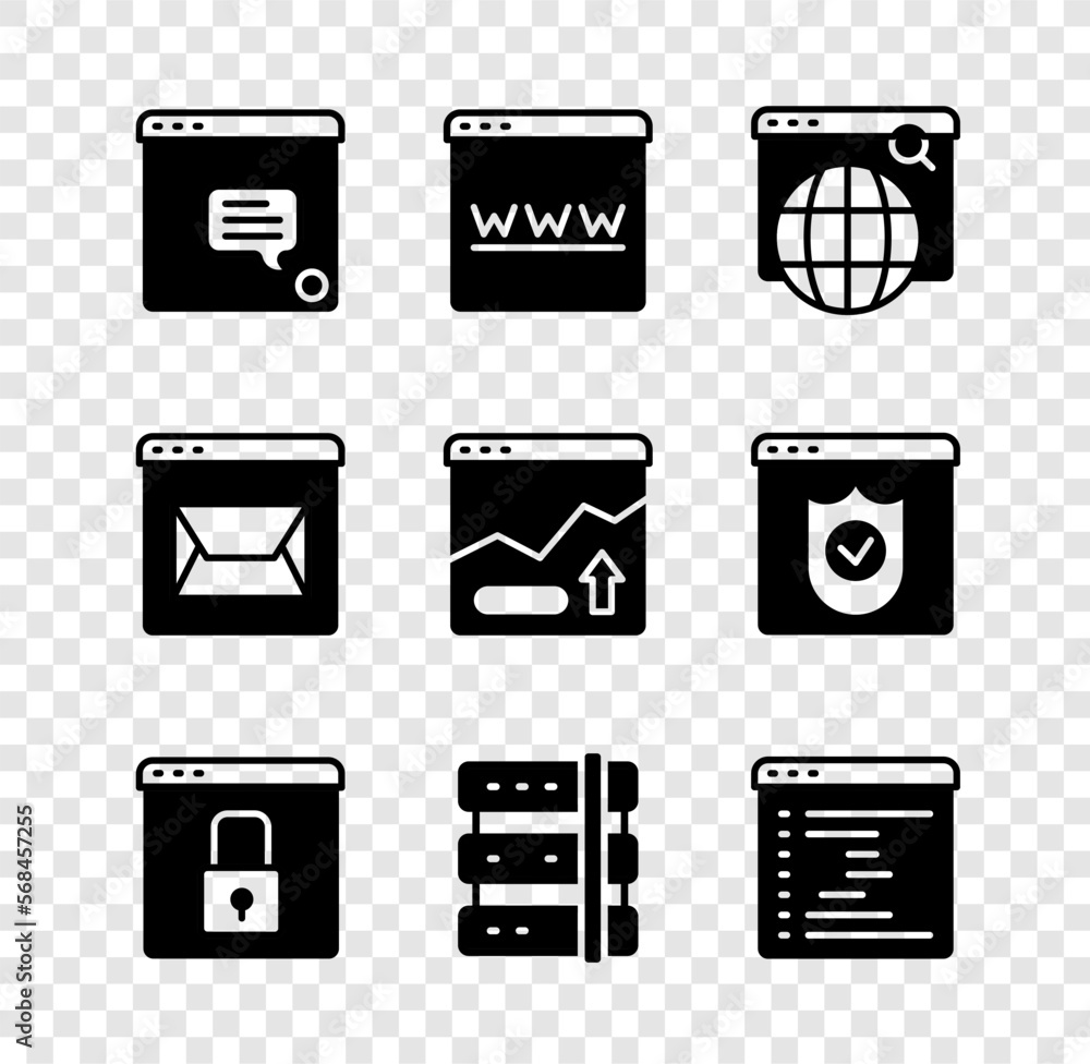 Poster set new chat messages notification, browser window, search engine, secure your site with https, ssl,