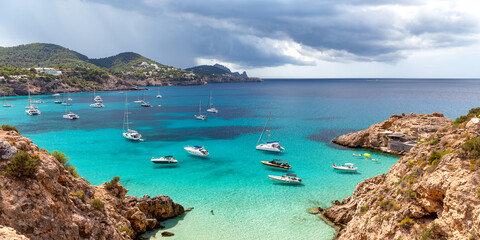 Cala Tarida fishermen's huts
