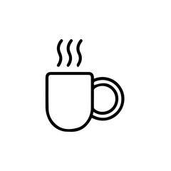 cup line art vector illustration