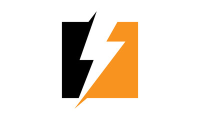 Electric logo design template