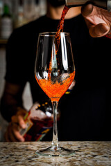 glass of wine