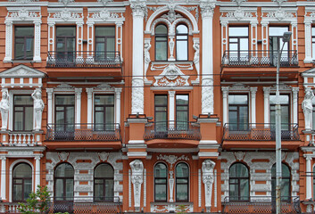 Obraz premium Old building in Kiev in downtown