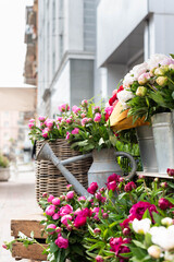 Peonies street flower fair