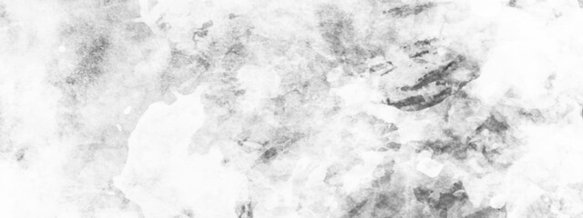 Silver, grey watercolor textured on white paper background. concrete wall white color for the background. Cement wall modern style background. White painted cement wall texture. White marble texture.