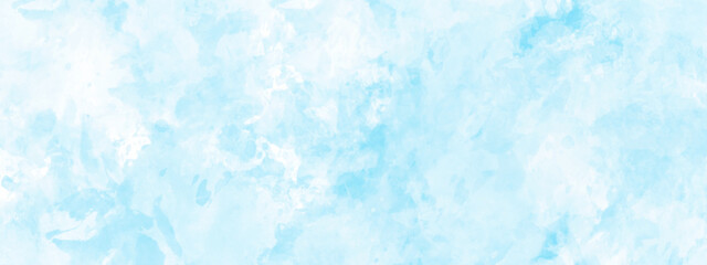 Beautiful clear light blue sky with white clouds. abstract watercolor blue-sky with cloudy background.