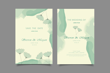 wedding invitation  template design