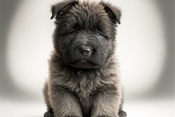 Bouvier des Flandres puppy portrait