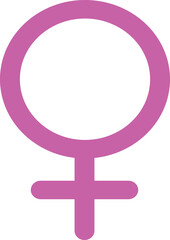 Female gender symbol Vector EPS10
