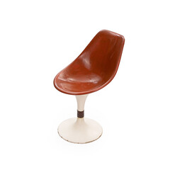Pop art chair isolated on white