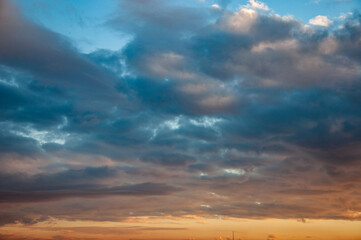 clouds and sun