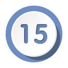 Bullet with number 15