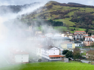 Basque village of Aia in province of Guipuzkoa, Spain.