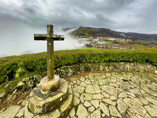 Basque village of Aia in province of Gipuzkoa, Spain.
