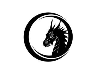 dragon head logo image