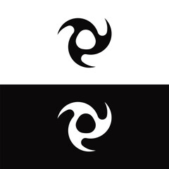 Circle vector logo template design . Circle icon . Circle silhouette 