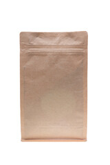 brown paper bag isolated