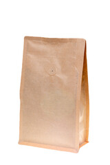 brown paper bag isolated