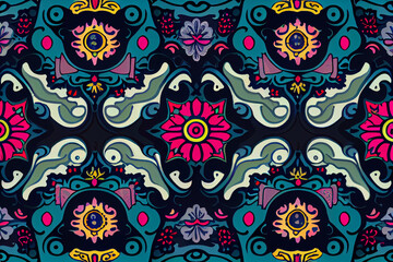 floral ornament pattern