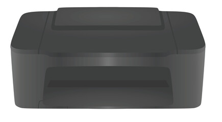Simple ink jet printer. vector