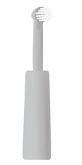 Grey  electric toothbrush. vector illustration