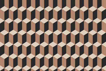 RETRO GEOMETRICAL SEAMLESS PATTERN VECTOR