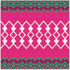 Vector geometric ornament in ethnic style. Seamless pattern with  abstract shapes, repeat tiles. Repeating pattern for decor, fabric,textile and fabric.