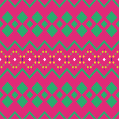 Vector geometric ornament in ethnic style. Seamless pattern with  abstract shapes, repeat tiles. Repeating pattern for decor, fabric,textile and fabric.